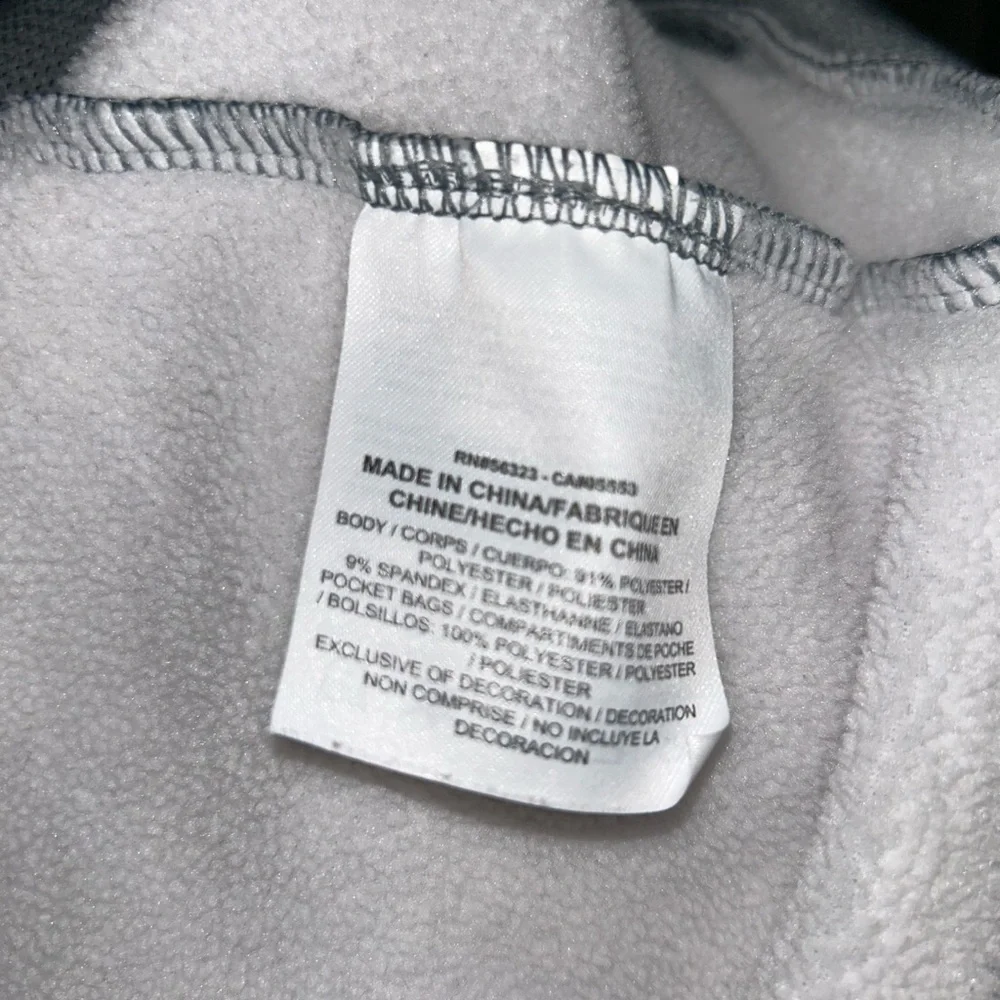 NIKE Just Do It Womens Gray Pullover Long Sleeve Pockets Sweatshirt Size Medium